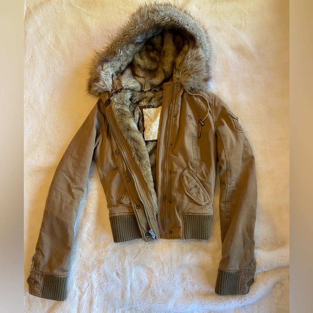 Abercrombie and Fitch Fur Lined Jacket